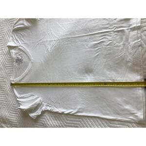 Fruit of‎ the Loom White V-Neck T-Shirt Women’s XL Crafted Comfort 100% Cotton